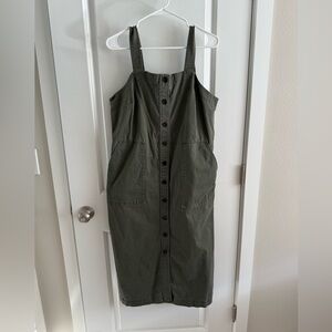 Universal Thread Dark Green Midi Dress